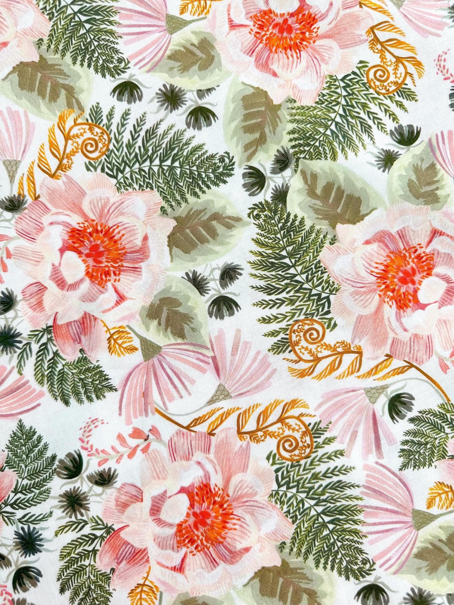 Swan Song Fabric - By Dear Stella - Forager Collection - Cotton By The Yard - Animal Print