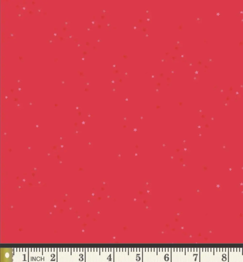 Twinkle Little Stars Ruby – Premium Cotton by the Yard – ADVENTALE Collection by Katarina Roccella – Art Gallery Fabrics, Holiday Print