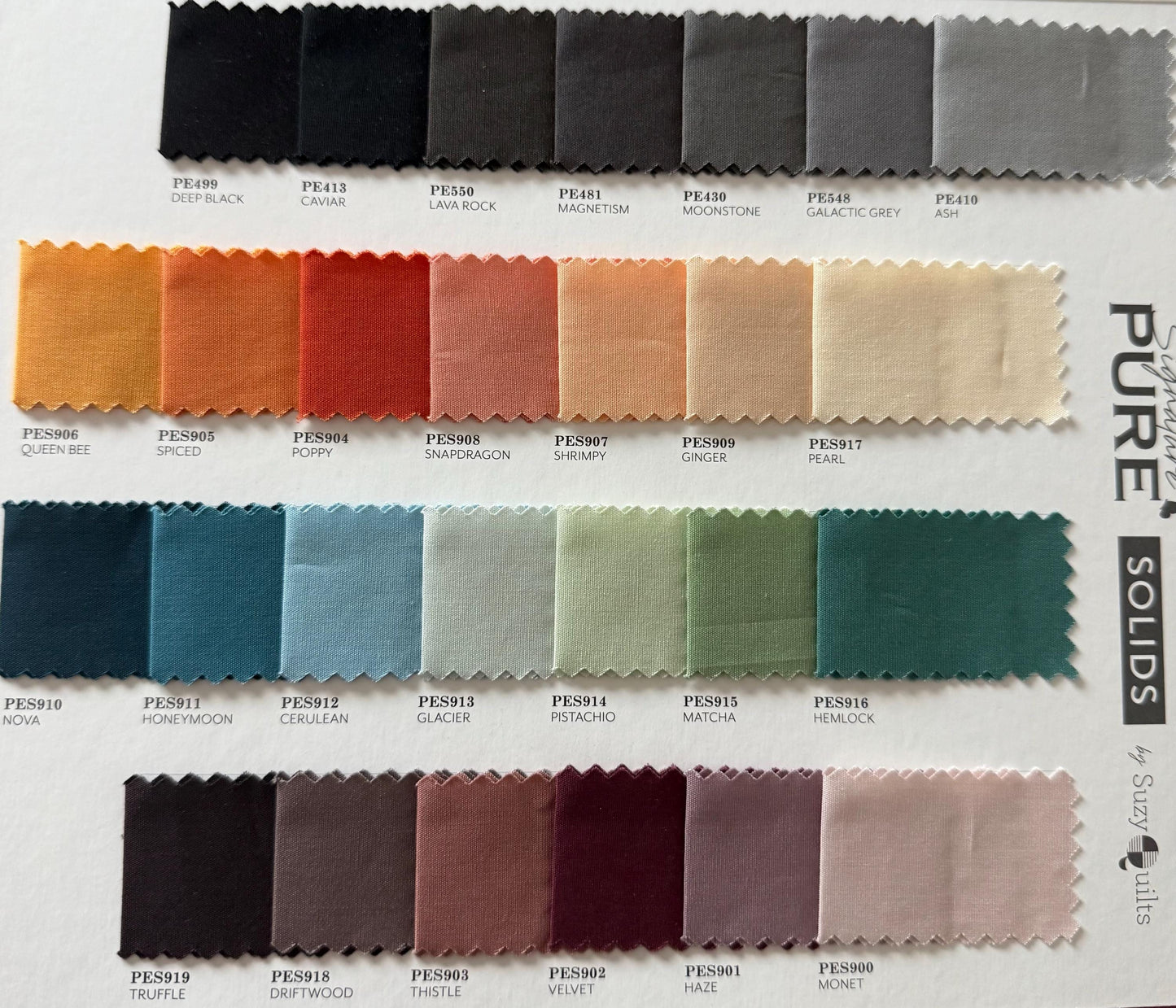 Pistachio Solid Cotton Fabric by Art Gallery Fabric, Signature PURE Solids, nature inspired colors handpicked by Suzy Quilts