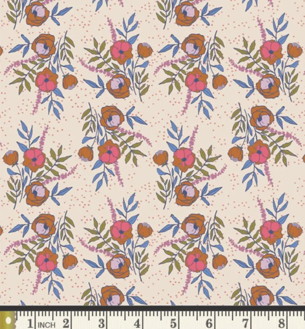 Blissfloral Dance – Premium Quilting Cotton by the Yard | Starling Collection by Maureen Cracknell – Art Gallery Fabrics