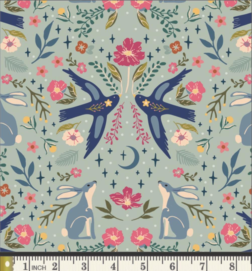 Moonlit Forest Dawn – Premium Quilting Cotton by the Yard | Starling Collection by Maureen Cracknell – Art Gallery Fabrics