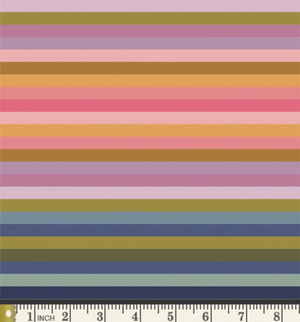 Linear Radiance In Linen Blend Fabric by Maureen Cracknell for Art Gallery Fabrics | Starling Collection | Sold by the Yard