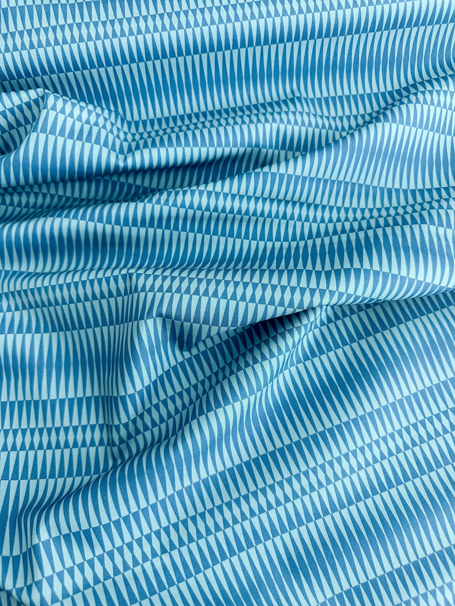 Carnival Stripe Sky – Premium Quilting Cotton by the Yard | Purr Parade Collection by AGF Studio | Art Gallery Fabrics