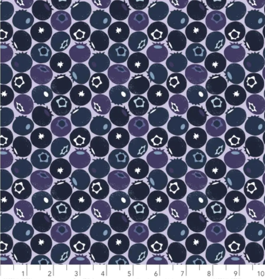 Blueberry - Blue Fabric