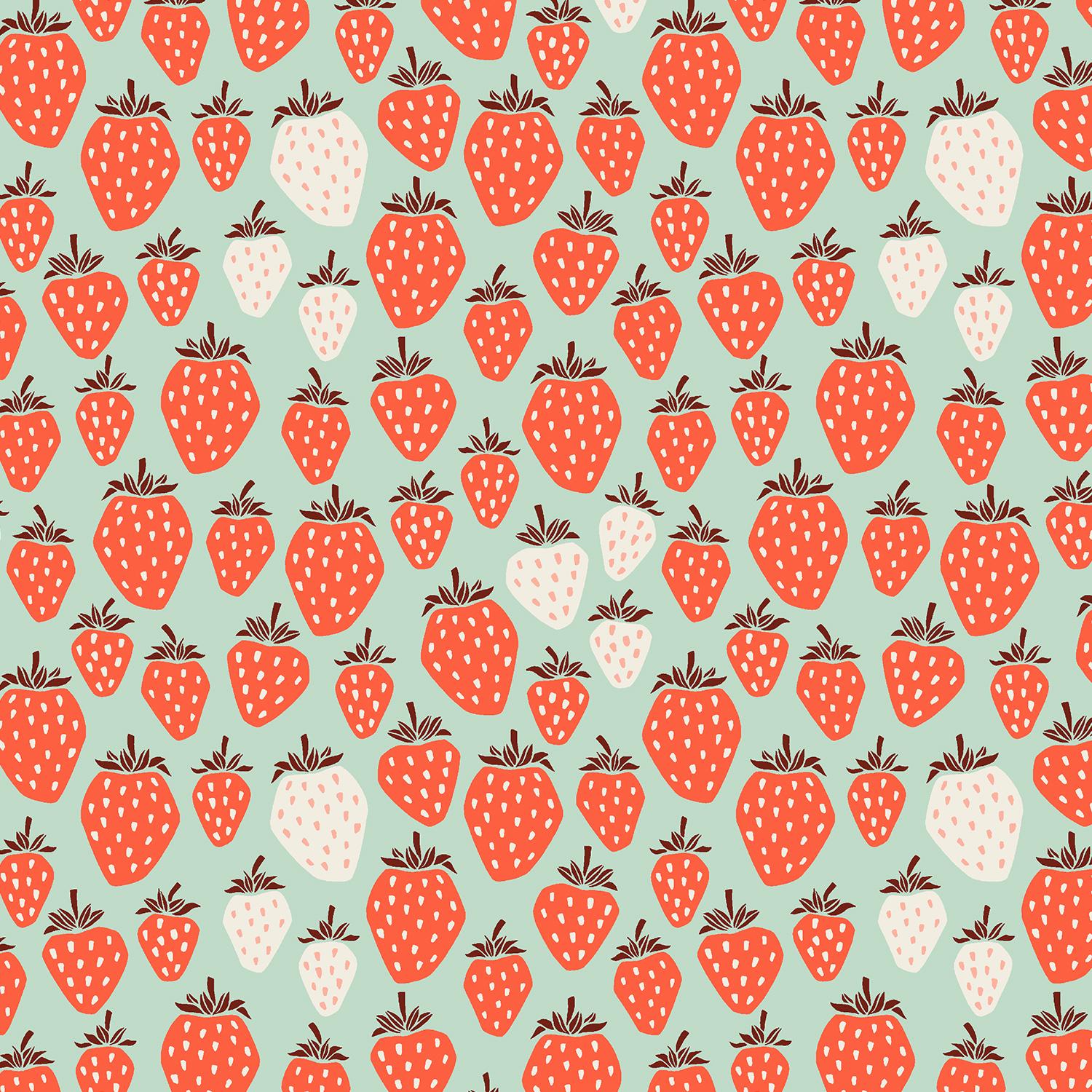 Queen Of Berries - Summer'S Day Fabric