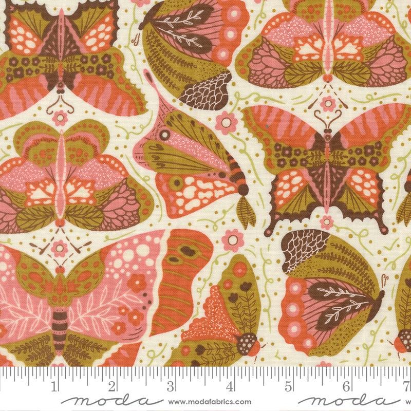 Butterfly Novelty – Night Owl Collection by Gingiber for Moda Fabrics | 100% Cotton Quilting Fabric, Sold by the Yard