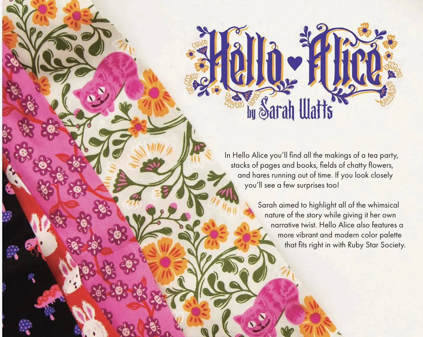 Arrow Point Path Quilt Pattern – MMD 1054 Meadow Mist Desig#1 | Coordinating Pattern for Ruby Star Society’s Hello Alice Collection.