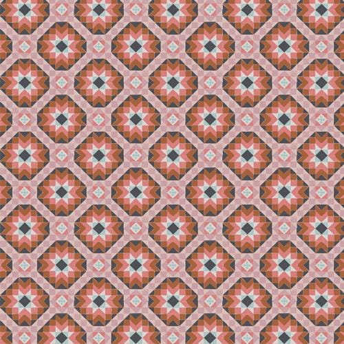 La Rambla Tiles from Barcelona Collection designed by Katarina Roccella, Art Gallery Fabrics 100% Cotton by the yard