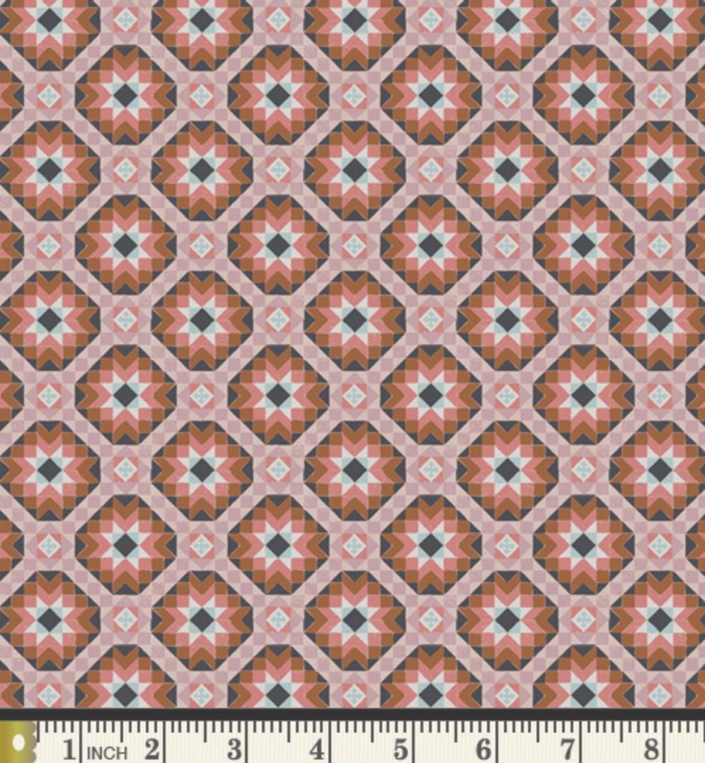 La Rambla Tiles from Barcelona Collection designed by Katarina Roccella, Art Gallery Fabrics 100% Cotton by the yard