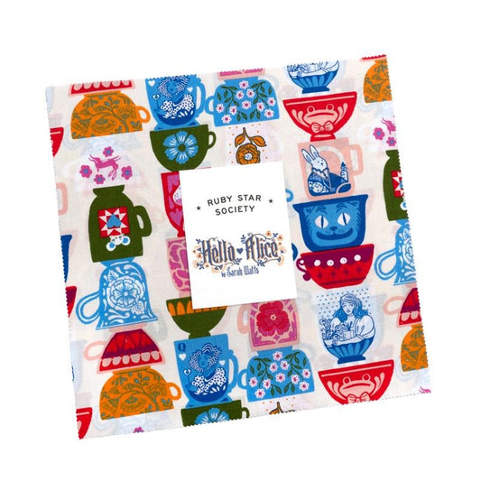 Hello Alice Layer Cake – 42 Pc 10" Squares by Sarah Watts for Ruby Star Society | RS2120LC Ruby Star Precut#1