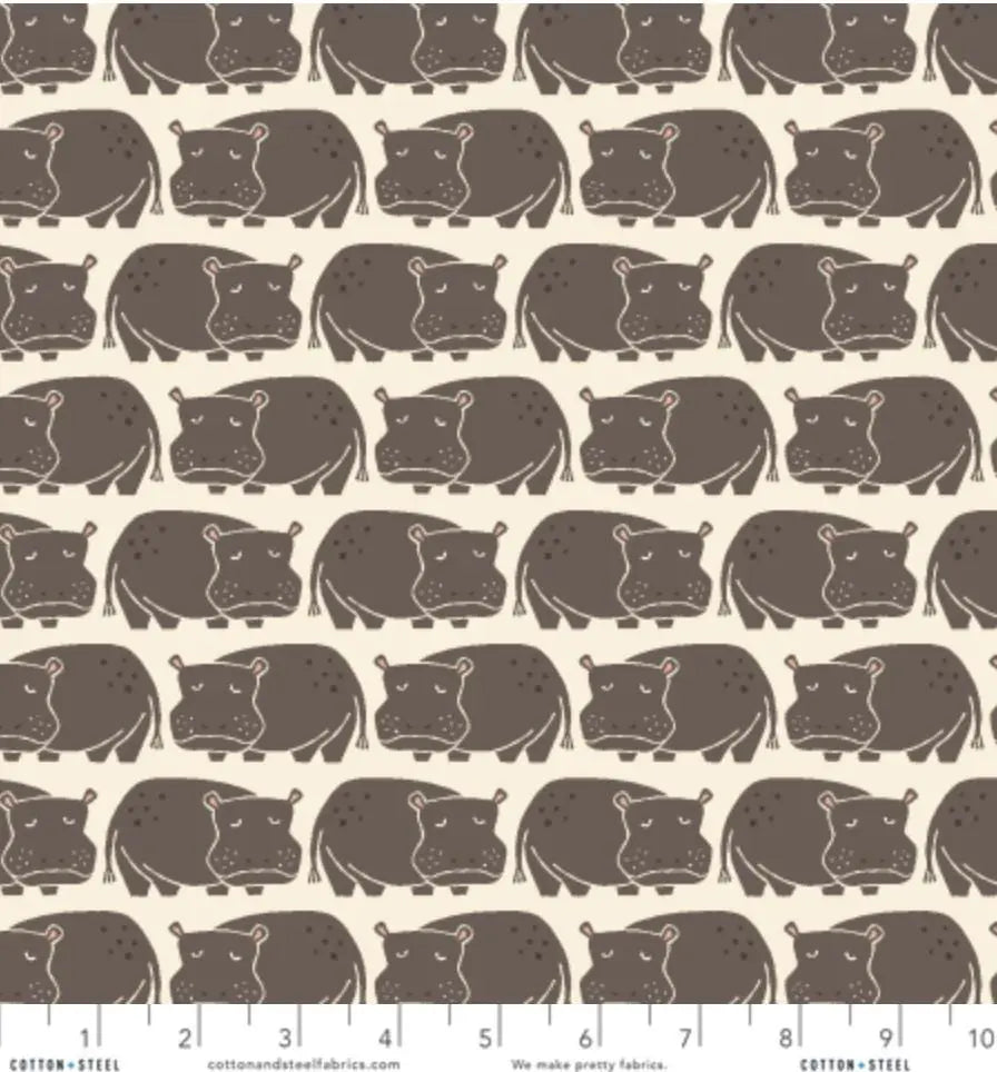 LV901-WI1 Rising Sun - Weary Hippo - Willow Fabric