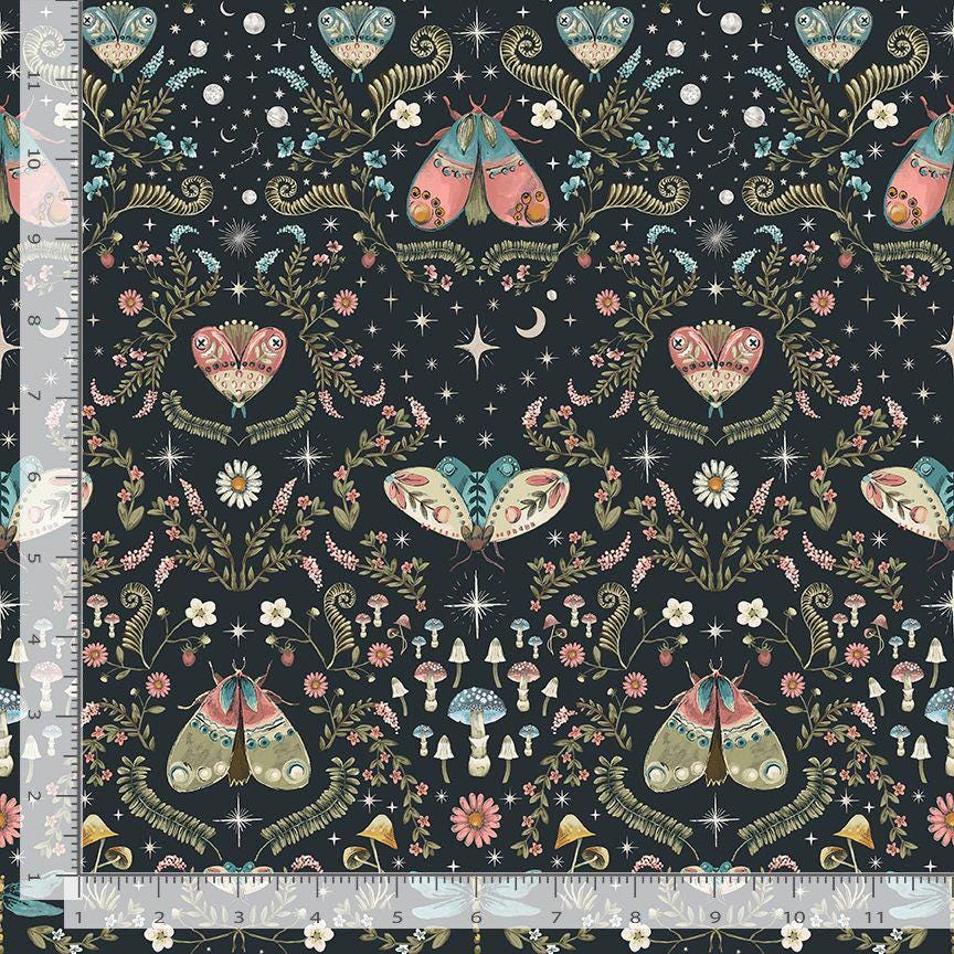 Moon Garden – Butterflies | Dear Stella | 100% Cotton Fabric | STELLA-D3344 | 44/45” Cotton | Yard, Half Yard, Quarter Yard