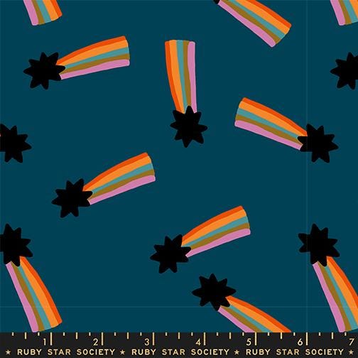Mystic Fable Shooting Star Galaxy Fabric by Alexia Abegg for Ruby Star Society | Quilting Cotton Yardage | RS4148 15