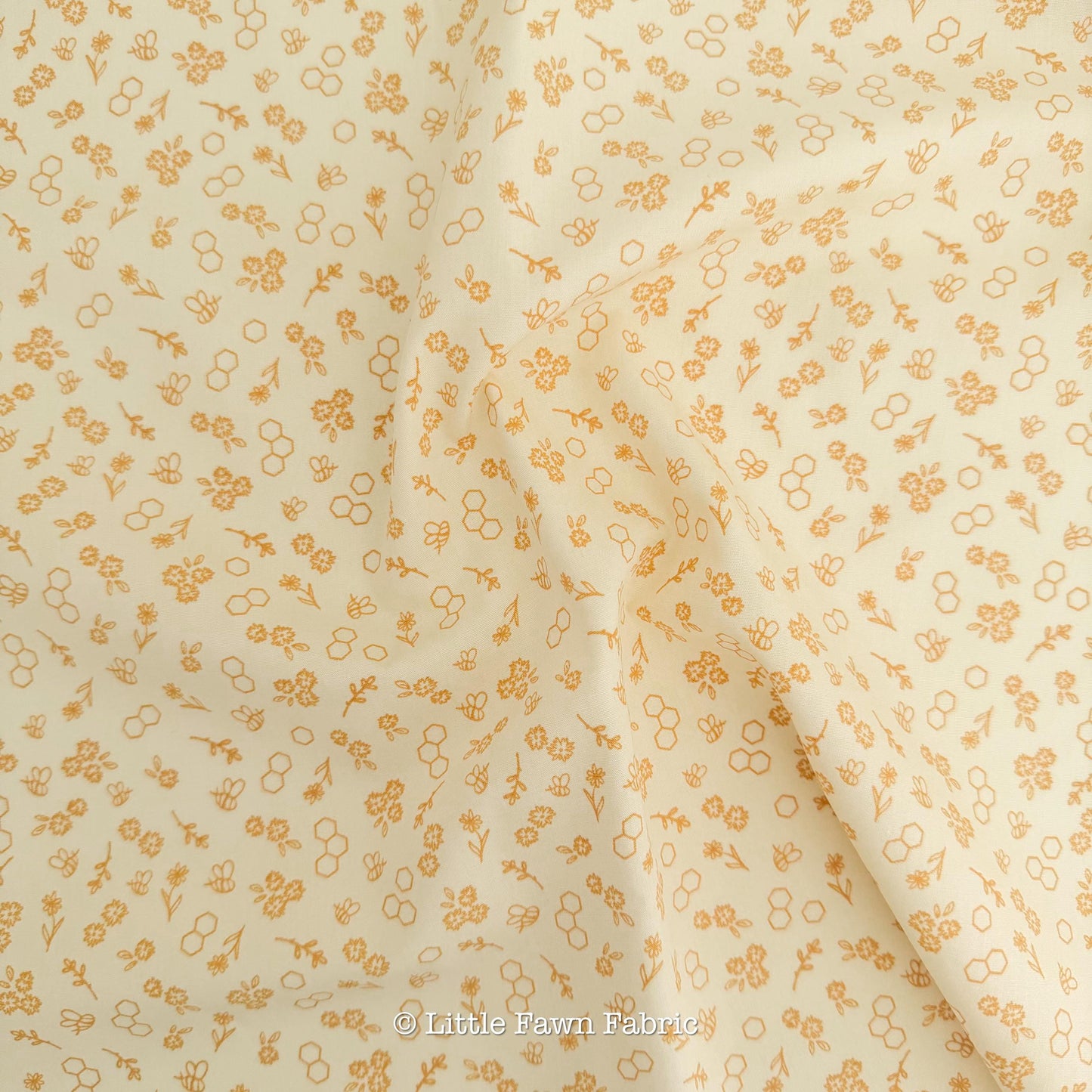 Golden Meadow Garden FQ Bundle, 10 Piece AGF Summer Homestead Fabric Bundle, Floral Quilting Cotton, Honey & Green Farmhouse Fabric Set