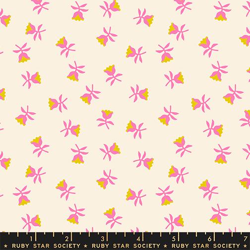 Mystic Fable Sweetflower Neon Pink Fabric by Alexia Abegg for Ruby Star Society | Quilting Cotton Yardage | RS4151 13