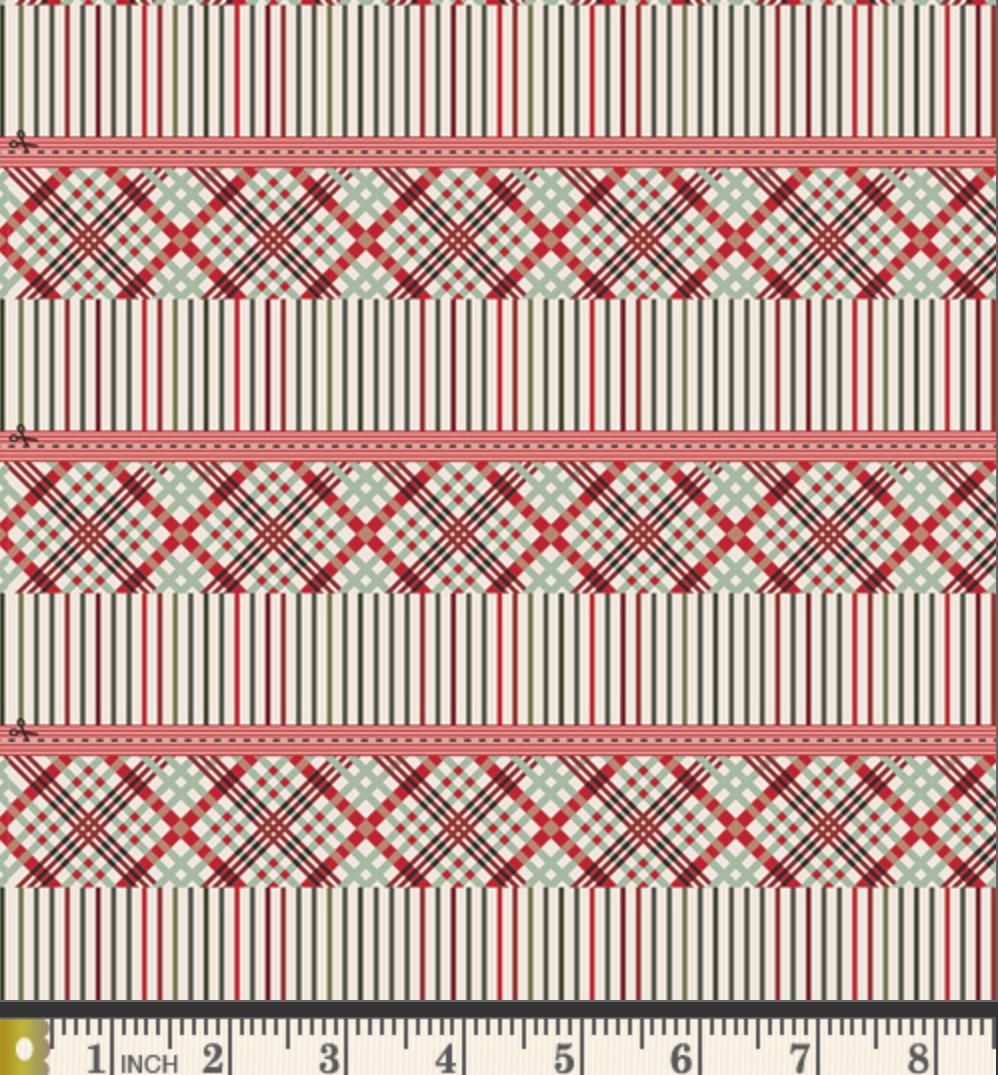 Spruce Bound Stripe Fabric BINSPR42