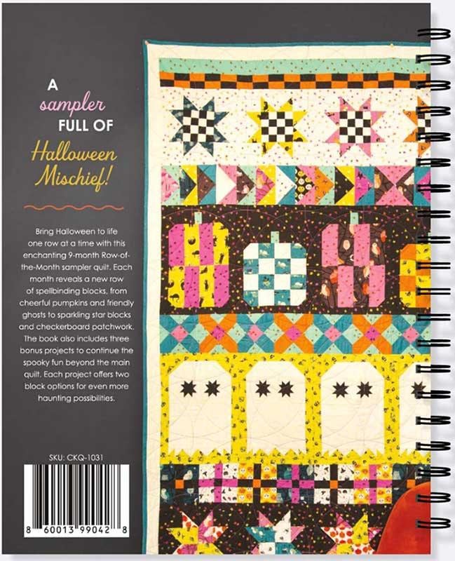 Boo Crew BOM Quilt Pattern CKQ 1031 Copper Kettle | Halloween Block of the Month Pattern | Purrs and Boos Quilt Pattern