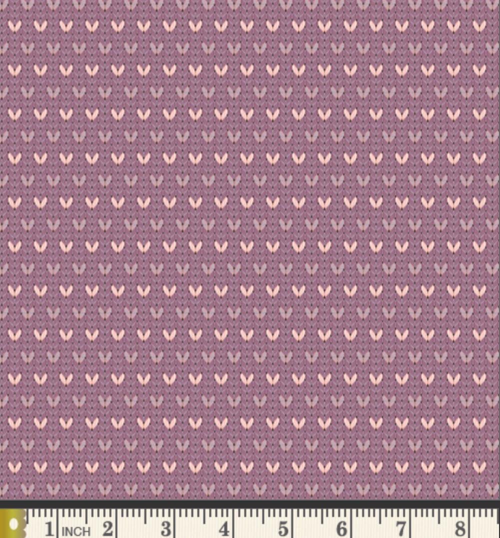 Love Knit Fabric | Frost & Fir by Sewcial Bee Collective | Plum Heart Knit Cotton | Art Gallery Fabrics SBC-FF-3141