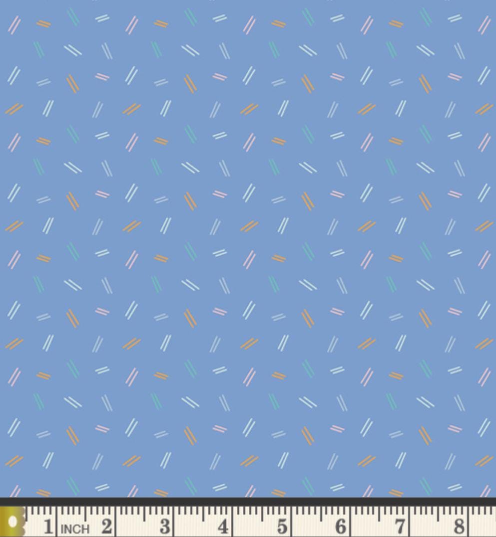 Winter Flurry Fabric | Frost & Fir by Sewcial Bee Collective | Blue Sprinkle Winter Cotton | Art Gallery Fabrics SBC-FF-3153