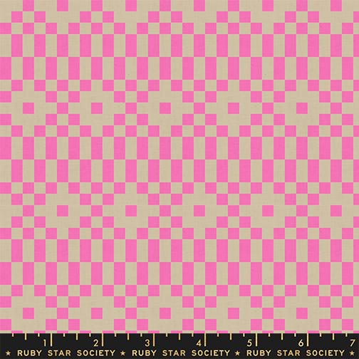 LoFi Pink Frequency Fabric Bundle | LoFi Linens by Rashida Coleman Hale | Ruby Star Society | 7 Fat Quarters or Half Yards