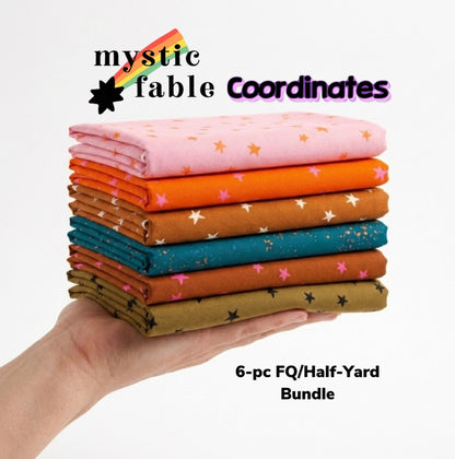Mystic Fable Coordinates Bundle, 6-Piece Fat Quarter or Half Yard