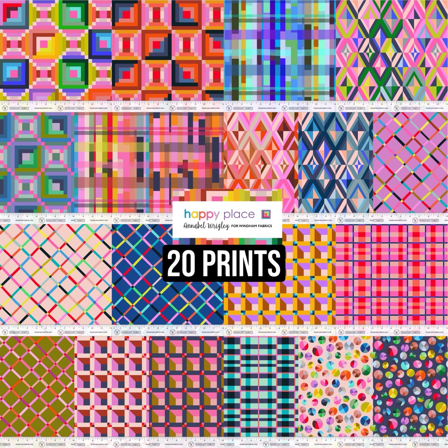 Happy Place Fat Quarter Bundle | 20 Prints