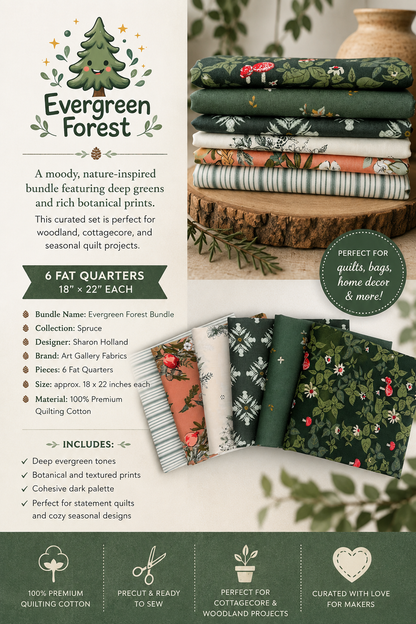 Evergreen Forest Bundle, from Spruce Collection