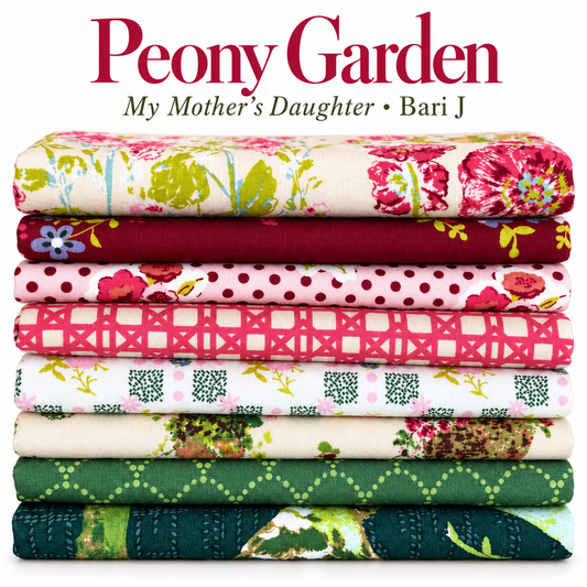 Peony Garden — 8 Piece My Mother’s Daughter Fabric Bundle