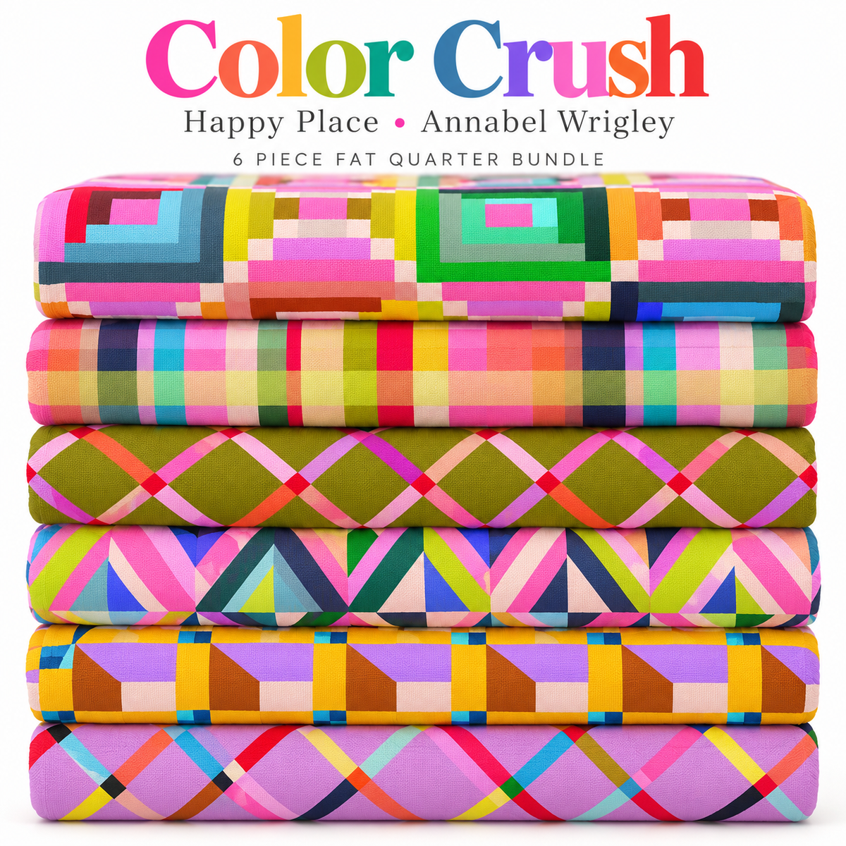 Color Crush Fat Quarter Bundle | 6 Prints