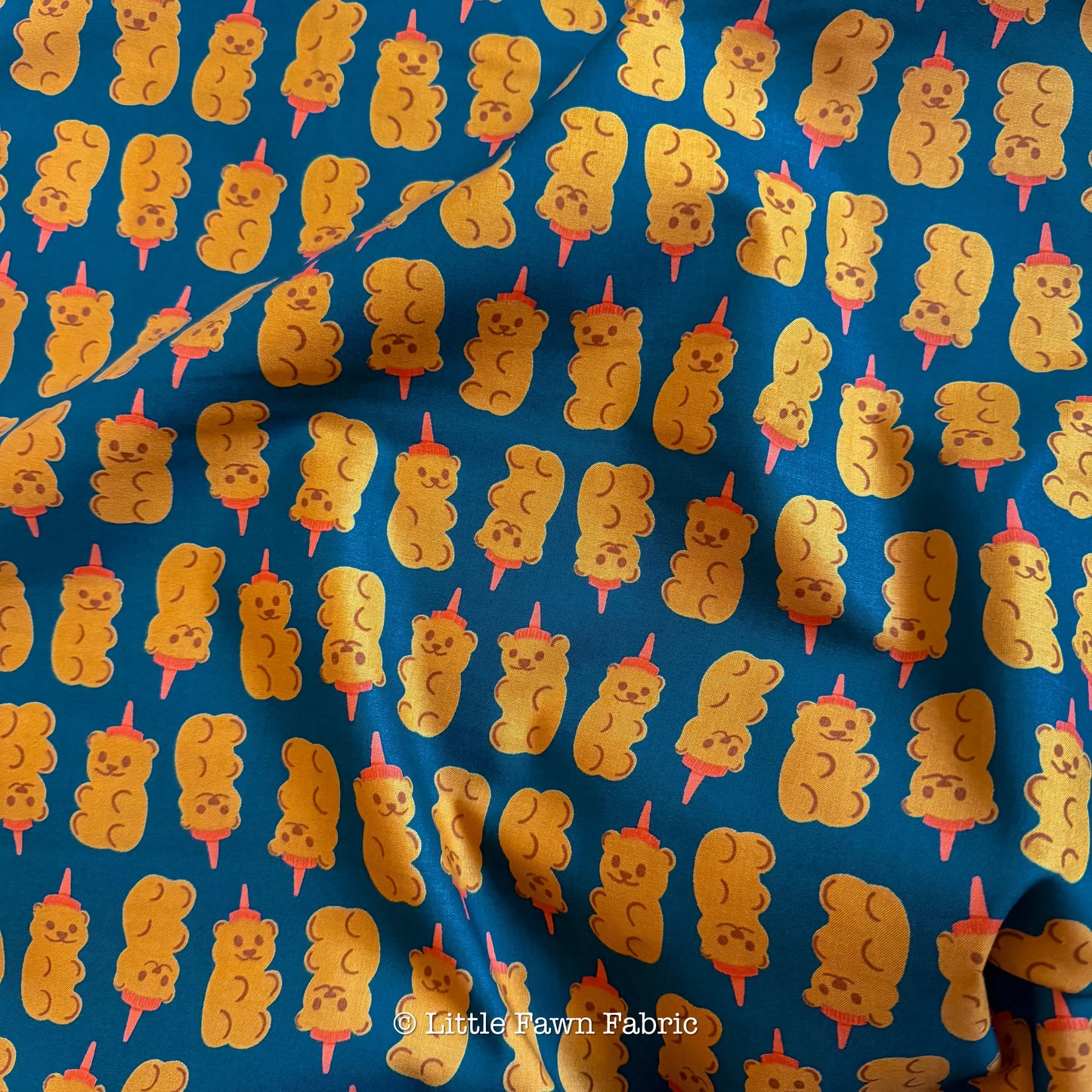 Egg and Friends Honey Bear Galaxy Fabric RS3092-16 | Ruby Star Society by Kimberly Kight Little Fawn Fabric