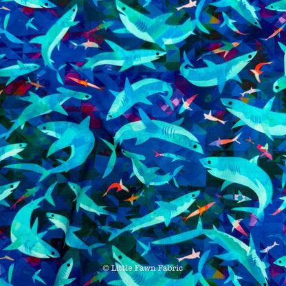 Stealthy Sharks Midnight Blue