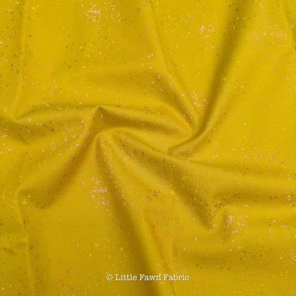 Speckled Metallic Golden Hour Little Fawn Fabric