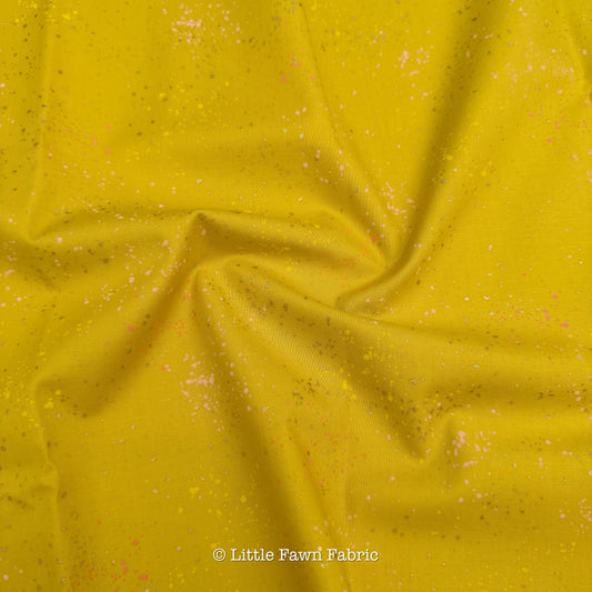 Speckled Metallic Golden Hour Little Fawn Fabric