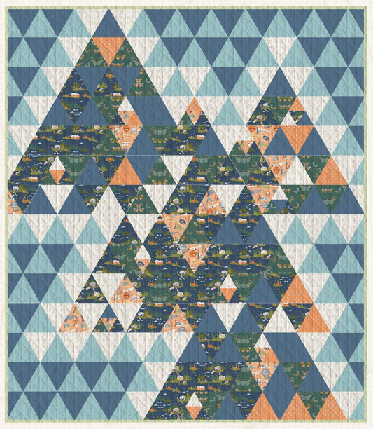 The Great Outdoors Quilt Kit – Happy Camper Collection by Maureen Cracknell