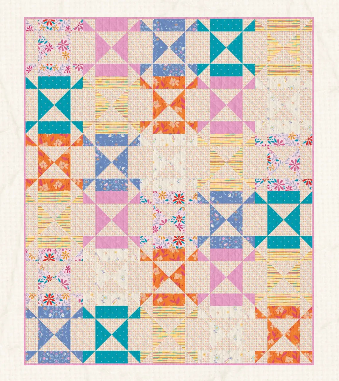 Faceted Quilt Kit – Artista Edition by AGF Studio Little Fawn Fabric