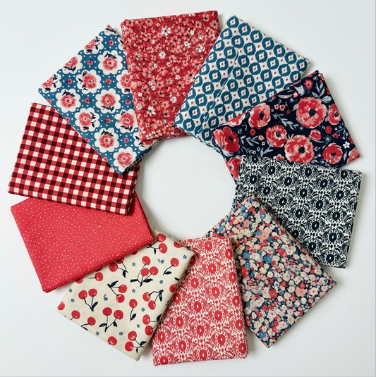 Jubilant 10-Pc Fat Quarter & Half Yard Bundle – Alison Janssen for Cloud9 Fabrics