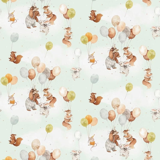 Up & Up - 100% Cotton - Dear Stella - Fabric By The Yard - Animal Print Fabric