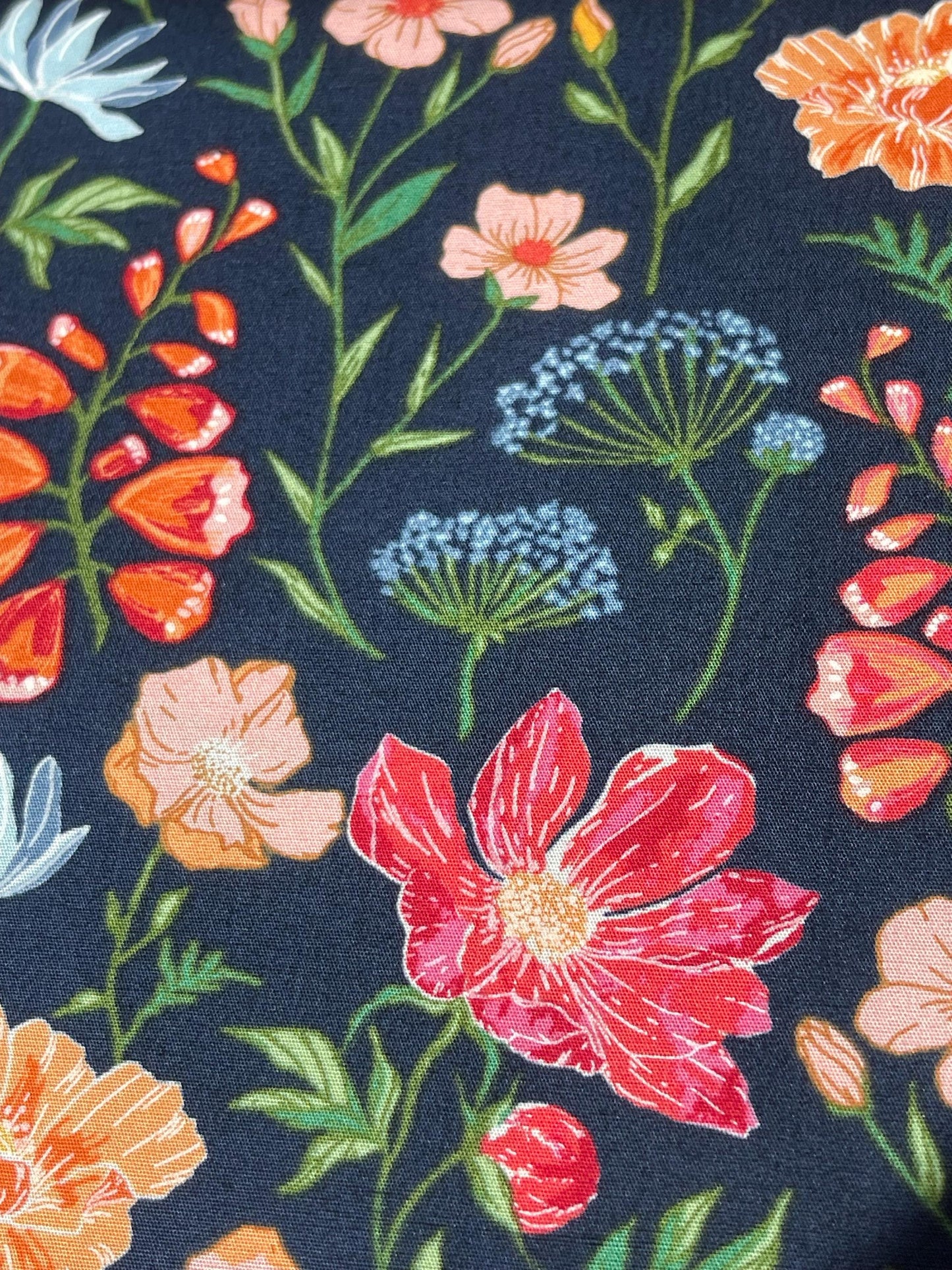 Wild Majestic Floral Delight: Designed by Maureen Cracknell, from Art Gallery Fabric Studio | 100% Premium Cotton