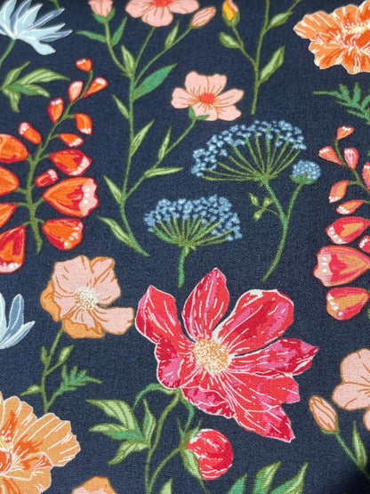 Wild Majestic Floral Delight: Designed by Maureen Cracknell, from Art Gallery Fabric Studio | 100% Premium Cotton
