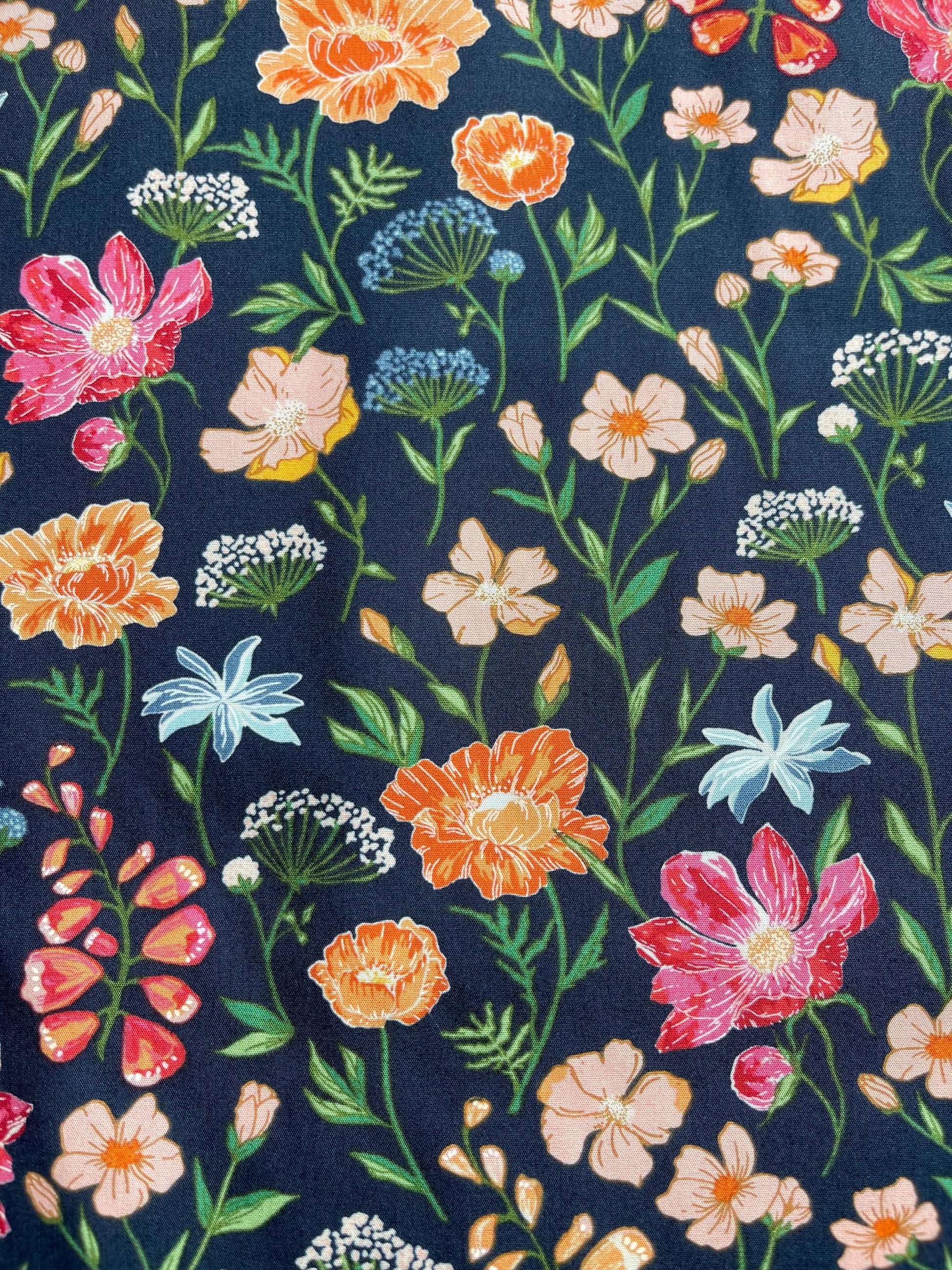 Wild Majestic Floral Delight: Designed by Maureen Cracknell, from Art Gallery Fabric Studio | 100% Premium Cotton