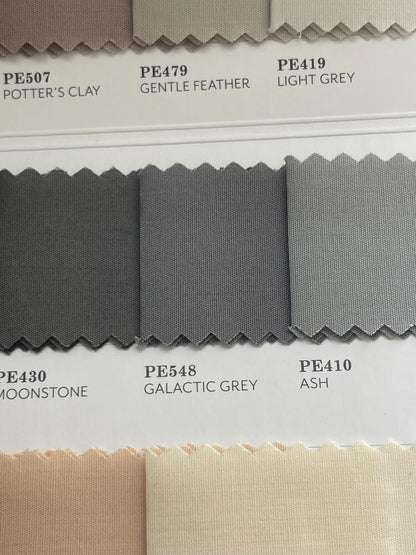 Gray Fabric 100% Premium Cotton by AGF Studio - Galactic Grey PURE Solids - Quilting & Sewing Material