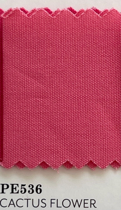 Cactus Flower Pink Rose Fabric by AGF Studio - Pure Solids 100% Premium Cotton Quilting Material