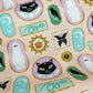 Spooky Flames In Blush - Halloween - Dear Stella - Cotton Fabric By The Yard