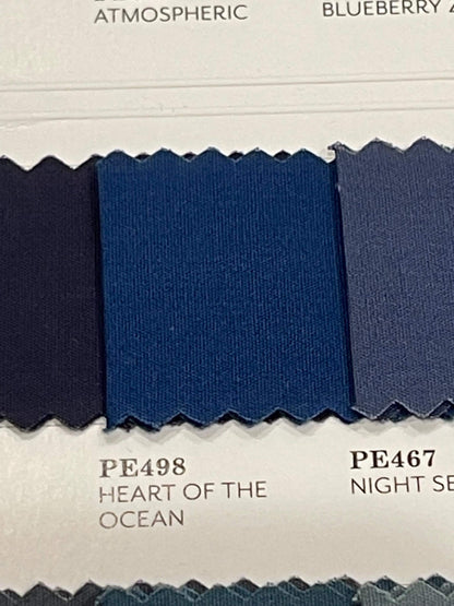 Heart Of The Ocean (Navy Fabric) by AGF Studio - PURE Solids Collection - 100% Premium Cotton