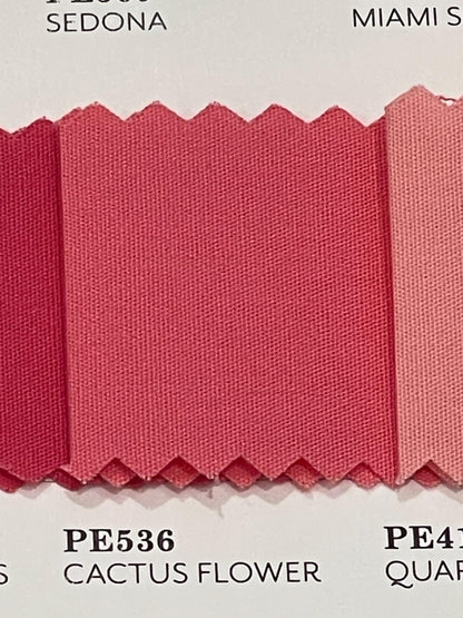 Cactus Flower Pink Rose Fabric by AGF Studio - Pure Solids 100% Premium Cotton Quilting Material