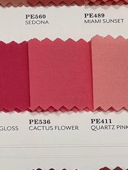 Cactus Flower Pink Rose Fabric by AGF Studio - Pure Solids 100% Premium Cotton Quilting Material