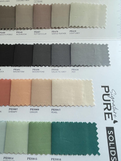 Gray Fabric 100% Premium Cotton by AGF Studio - Galactic Grey PURE Solids - Quilting & Sewing Material