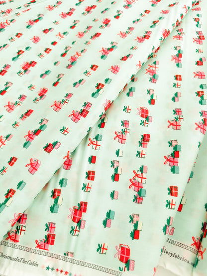 Season of Giving, Designed By AGF Studio, Christmas in the Cabin Fabric Collection - Premium Cotton