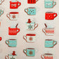 Vintage Christmas in the Cabin Mugfuls of Joy Pattern Fabric - 100% Premium Cotton - by AGF Studio