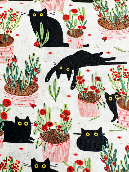 Amewsing Fabric - By Dear Stella - Sweet Purrennials Collection - Cotton By The Yard - Cat Print